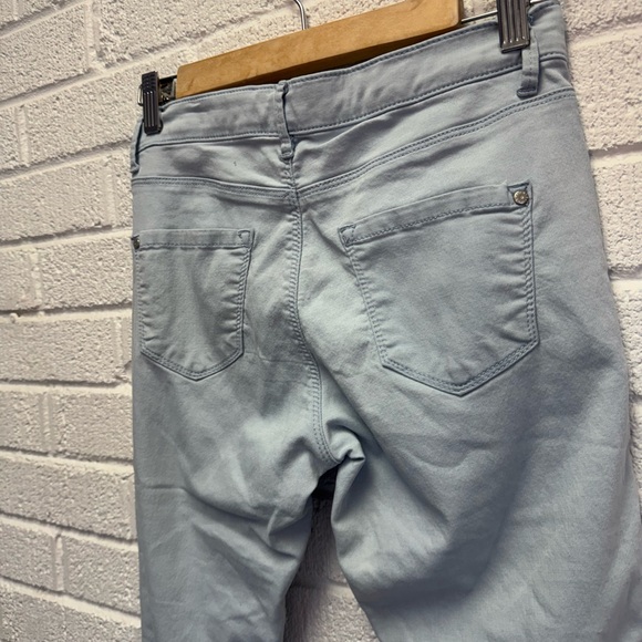 Topshop Moto Leigh Light Blue Denim Jeans W28 L32 - Picture 8 of 10